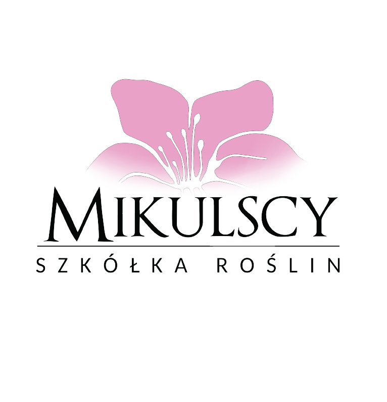 Okrągłe logo Szkółka Roślin Mikulscy